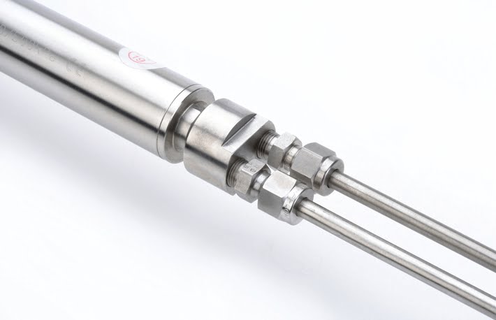 Betondruckmessdose mit Schwingsaitensensor Produktansicht detail
